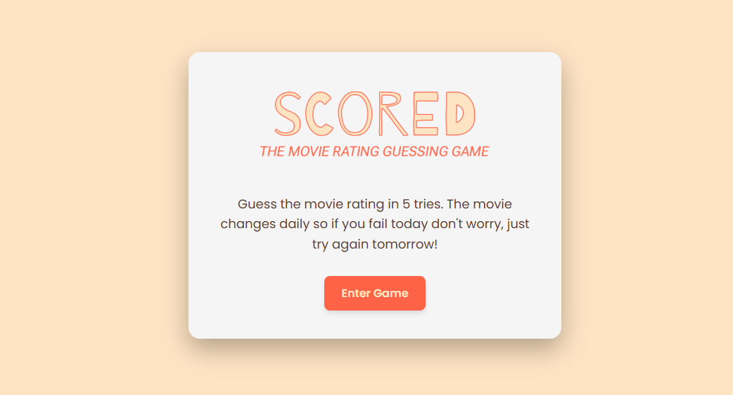 Scored browser interface